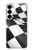 S2408 Checkered Winner Flag Hülle Schutzhülle Taschen für Samsung Galaxy S25 Plus