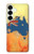 S2494 Australia Flag Map Rock Texture Hülle Schutzhülle Taschen für Samsung Galaxy S25 Plus