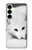 S2569 White Arctic Fox Hülle Schutzhülle Taschen für Samsung Galaxy S25 Plus