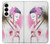 S2579 Japanese Traditional Geisha Kimono Hülle Schutzhülle Taschen für Samsung Galaxy S25 Plus