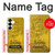 S2618 One Kilo Gold Bar Hülle Schutzhülle Taschen für Samsung Galaxy S25 Plus