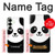 S2662 Cute Panda Cartoon Hülle Schutzhülle Taschen für Samsung Galaxy S25 Plus