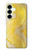 S2713 Yellow Snake Skin Graphic Printed Hülle Schutzhülle Taschen für Samsung Galaxy S25 Plus