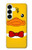 S2760 Yellow Duck Tuxedo Cartoon Hülle Schutzhülle Taschen für Samsung Galaxy S25 Plus