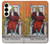 S2808 Tarot Card The Emperor Hülle Schutzhülle Taschen für Samsung Galaxy S25 Plus