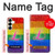 S2900 Rainbow LGBT Lesbian Pride Flag Hülle Schutzhülle Taschen für Samsung Galaxy S25 Plus