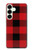 S2931 Red Buffalo Check Pattern Hülle Schutzhülle Taschen für Samsung Galaxy S25 Plus
