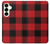 S2931 Red Buffalo Check Pattern Hülle Schutzhülle Taschen für Samsung Galaxy S25 Plus
