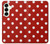 S2951 Red Polka Dots Hülle Schutzhülle Taschen für Samsung Galaxy S25 Plus