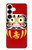 S3045 Japan Good Luck Daruma Doll Hülle Schutzhülle Taschen für Samsung Galaxy S25 Plus