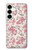 S3095 Vintage Rose Pattern Hülle Schutzhülle Taschen für Samsung Galaxy S25 Plus
