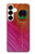 S3201 Pink Peacock Feather Hülle Schutzhülle Taschen für Samsung Galaxy S25 Plus