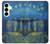 S3336 Van Gogh Starry Night Over the Rhone Hülle Schutzhülle Taschen für Samsung Galaxy S25 Plus