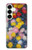 S3342 Claude Monet Chrysanthemums Hülle Schutzhülle Taschen für Samsung Galaxy S25 Plus
