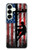 S3803 Electrician Lineman American Flag Hülle Schutzhülle Taschen für Samsung Galaxy S25 Plus