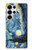 S0213 Van Gogh Starry Nights Hülle Schutzhülle Taschen für Samsung Galaxy S25 Ultra