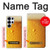 S0328 Beer Glass Hülle Schutzhülle Taschen für Samsung Galaxy S25 Ultra