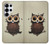 S0360 Coffee Owl Hülle Schutzhülle Taschen für Samsung Galaxy S25 Ultra