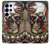 S0753 Skull Wing Rose Punk Hülle Schutzhülle Taschen für Samsung Galaxy S25 Ultra