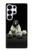 S0878 Black Bear Hülle Schutzhülle Taschen für Samsung Galaxy S25 Ultra