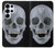 S1286 Diamond Skull Hülle Schutzhülle Taschen für Samsung Galaxy S25 Ultra