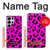 S1850 Pink Leopard Pattern Hülle Schutzhülle Taschen für Samsung Galaxy S25 Ultra