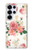 S1859 Rose Pattern Hülle Schutzhülle Taschen für Samsung Galaxy S25 Ultra