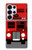 S2058 England British Double Decker Bus Hülle Schutzhülle Taschen für Samsung Galaxy S25 Ultra