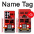 S2058 England British Double Decker Bus Hülle Schutzhülle Taschen für Samsung Galaxy S25 Ultra