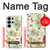 S2179 Flower Floral Vintage Art Pattern Hülle Schutzhülle Taschen für Samsung Galaxy S25 Ultra