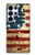 S2349 Old American Flag Hülle Schutzhülle Taschen für Samsung Galaxy S25 Ultra