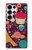 S2353 Paris Cartoon Vintage Pattern Hülle Schutzhülle Taschen für Samsung Galaxy S25 Ultra