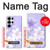 S2361 Purple White Flowers Hülle Schutzhülle Taschen für Samsung Galaxy S25 Ultra