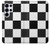 S2492 Black and White Check Hülle Schutzhülle Taschen für Samsung Galaxy S25 Ultra