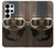 S2645 Vintage Brown Goggles Motorcycle Helmet Hülle Schutzhülle Taschen für Samsung Galaxy S25 Ultra