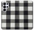 S2842 Black and White Buffalo Check Pattern Hülle Schutzhülle Taschen für Samsung Galaxy S25 Ultra