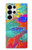 S2942 Brush Stroke Painting Hülle Schutzhülle Taschen für Samsung Galaxy S25 Ultra