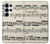 S3082 Music Sheet Hülle Schutzhülle Taschen für Samsung Galaxy S25 Ultra