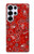 S3354 Red Classic Bandana Hülle Schutzhülle Taschen für Samsung Galaxy S25 Ultra