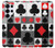 S3463 Poker Card Suit Hülle Schutzhülle Taschen für Samsung Galaxy S25 Ultra