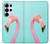 S3708 Pink Flamingo Hülle Schutzhülle Taschen für Samsung Galaxy S25 Ultra