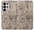 S3819 Retro Vintage Paper Hülle Schutzhülle Taschen für Samsung Galaxy S25 Ultra