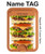 S0790 Hamburger Magnetic Card Holder Wallet Stand with MagSafe for iPhone 16 15 14 13 Pro Max