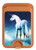 S1130 Unicorn Horse Magnetic Card Holder Wallet Stand with MagSafe for iPhone 16 15 14 13 Pro Max