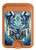 S1135 Wolf with knives Rock Magnetic Card Holder Wallet Stand with MagSafe for iPhone 16 15 14 13 Pro Max