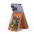 S1290 Dinosaurs T-Rex Magnetic Card Holder Wallet Stand with MagSafe for iPhone 16 15 14 13 Pro Max