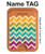 S2362 Rainbow Colorful Shavron Zig Zag Pattern Magnetic Card Holder Wallet Stand with MagSafe for iPhone 16 15 14 13 Pro Max