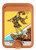 S2810 Tarot Card The Fool Magnetic Card Holder Wallet Stand with MagSafe for iPhone 16 15 14 13 Pro Max