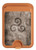 S2892 Triskele Symbol Stone Texture Magnetic Card Holder Wallet Stand with MagSafe for iPhone 16 15 14 13 Pro Max