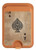 S2928 Vintage Spades Ace Card Magnetic Card Holder Wallet Stand with MagSafe for iPhone 16 15 14 13 Pro Max